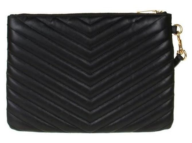 Saint Laurent Gestepptes Monogramm-Etui - Ansicht 4