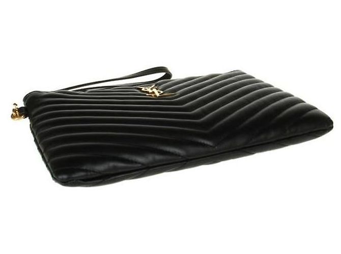 Saint Laurent Gestepptes Monogramm-Etui - Ansicht 5