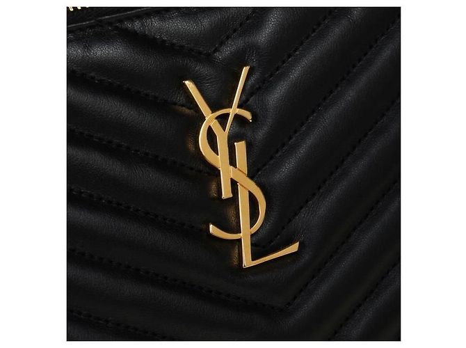 Saint Laurent Gestepptes Monogramm-Etui - Ansicht 7