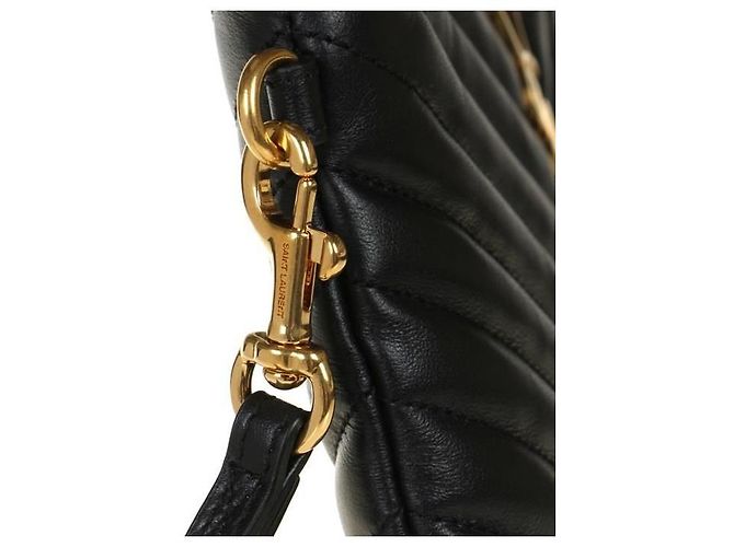 Saint Laurent Gestepptes Monogramm-Etui - Ansicht 8