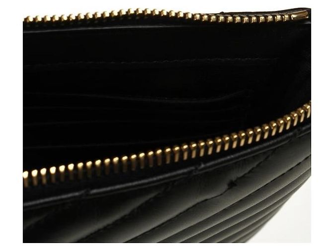 Saint Laurent Gestepptes Monogramm-Etui - Ansicht 9