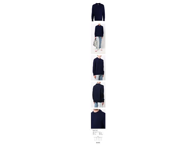 Maglione Maison Martin Margiela Nero in Tessuto - vista 2
