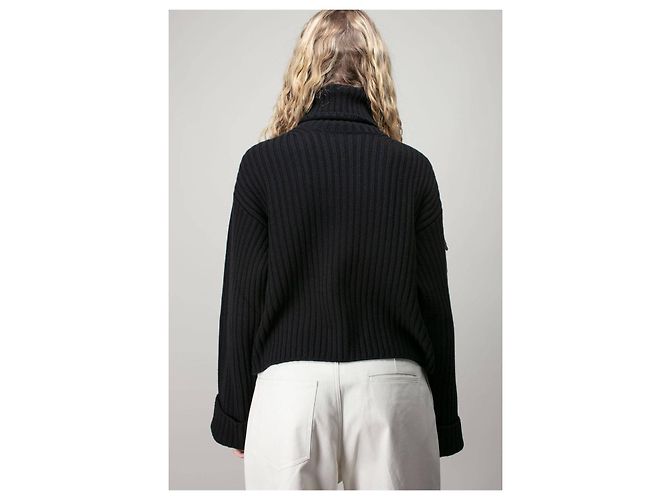 Moncler Tejido con Logo Negro - vista 2