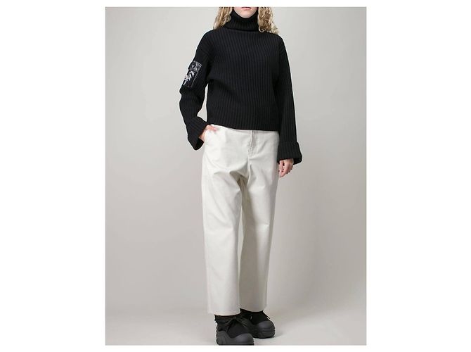 Moncler Tejido con Logo Negro - vista 4
