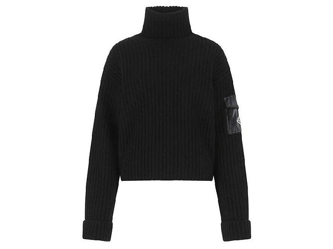 Moncler Tejido con Logo Negro - vista 9