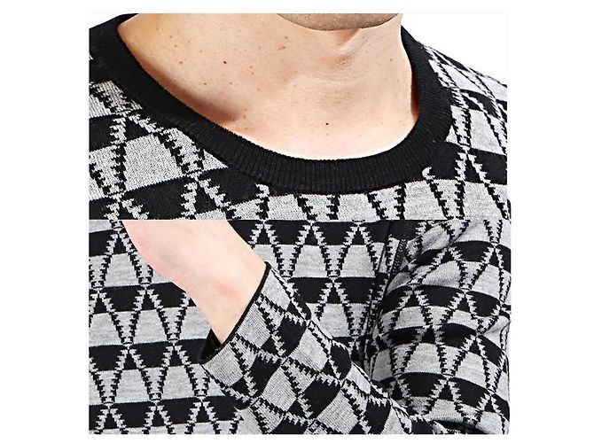 Lanvin Pull à col rond en jacquard Multicolore - vue 5