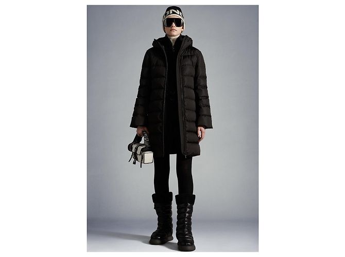 Moncler Chaqueta larga de plumón DOMBES Negro - vista 4