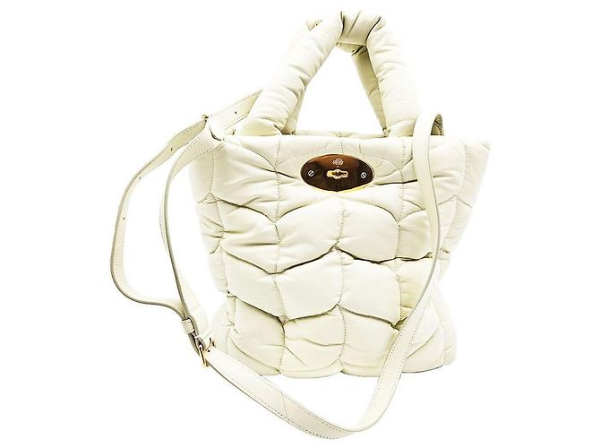 Mulberry Grande tote trapuntata in Nappa gialla Giallo - vista 3
