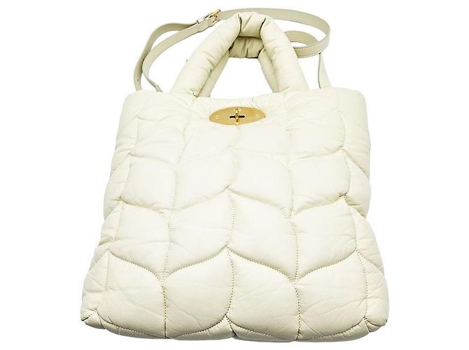 Mulberry Grande tote trapuntata in Nappa gialla Giallo - vista 5