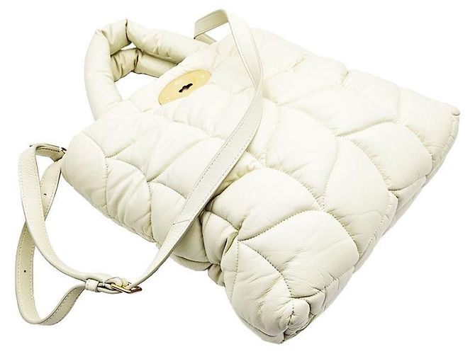 Mulberry Grande tote trapuntata in Nappa gialla Giallo - vista 7