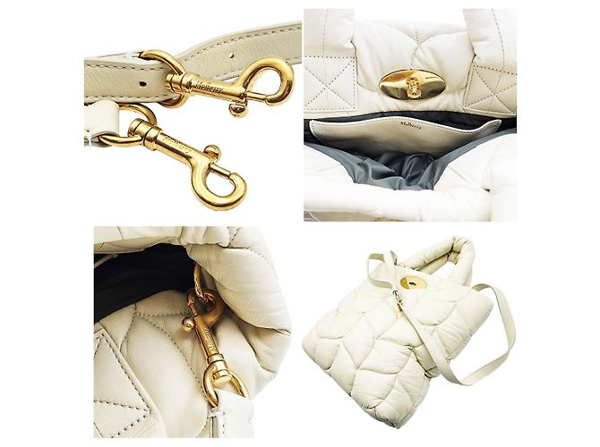 Mulberry Grande tote trapuntata in Nappa gialla Giallo - vista 8