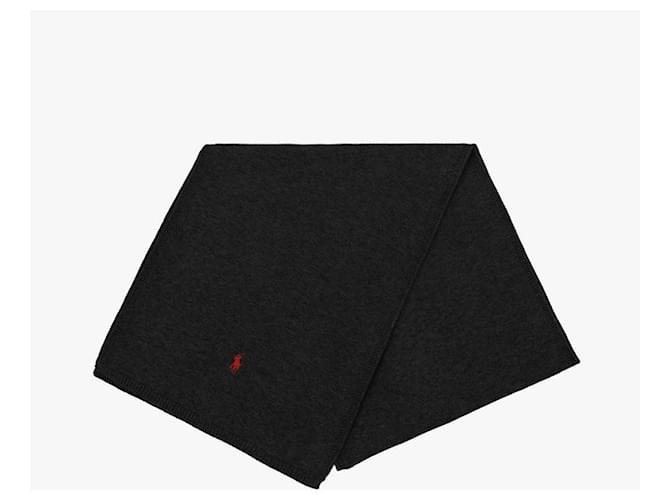 Ralph Lauren Pony Strickschal Schwarz - Ansicht 4