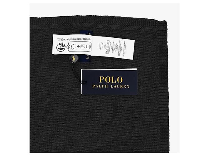 Ralph Lauren Pony Strickschal Schwarz - Ansicht 8