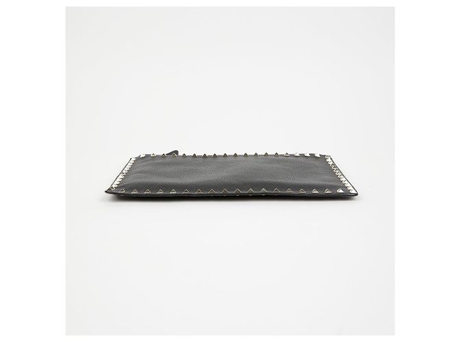 Clutch Rockstud Valentino Rossa in Pelle Rosso - vista 6