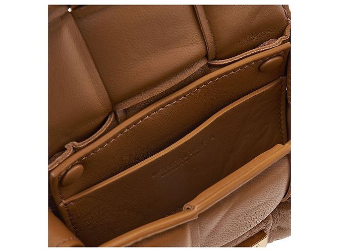 Bottega Veneta Mini Borsa Cassette Intrecciato da donna Marrone - vista 10