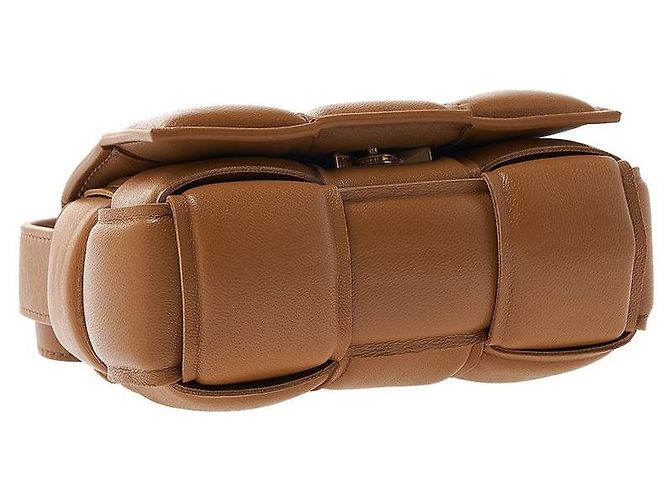 Bottega Veneta Mini Borsa Cassette Intrecciato da donna Marrone - vista 5