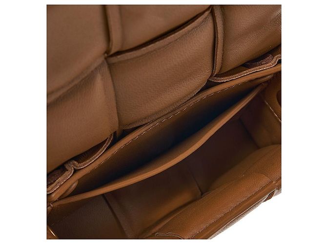 Bottega Veneta Mini Borsa Cassette Intrecciato da donna Marrone - vista 9