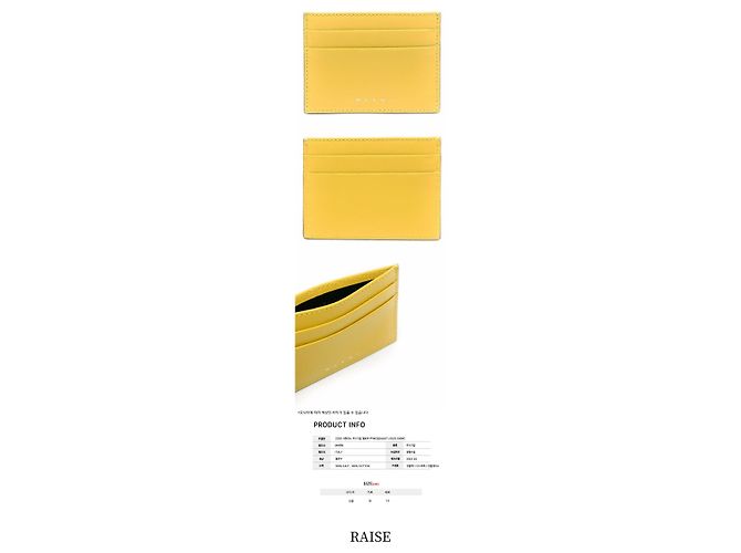 Marni Tarjetero Logo Saffiano Dorado - vista 2