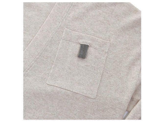Brunello Cucinelli Kaschmir-Cardigan für Damen Silber - Ansicht 6