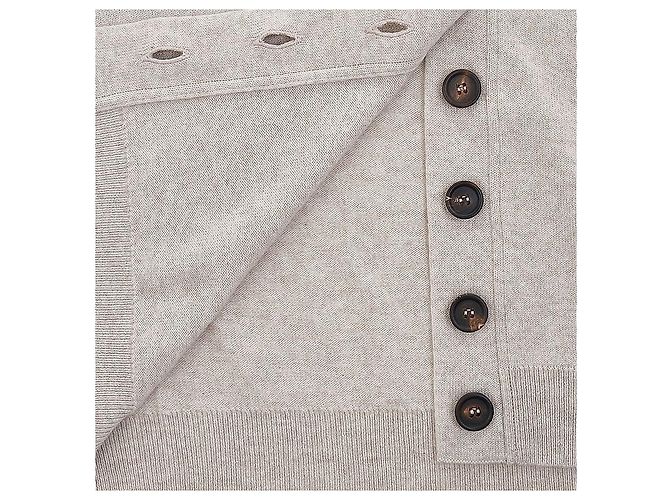 Brunello Cucinelli Kaschmir-Cardigan für Damen Silber - Ansicht 9