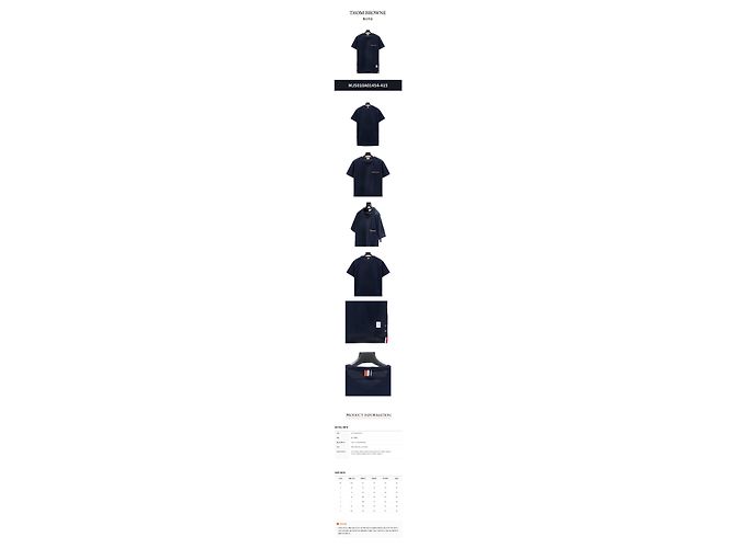 Thom Browne T-Shirt aus mittelschwerem Jersey-Baumwolle mit Taschenbesatz Schwarz - Ansicht 3