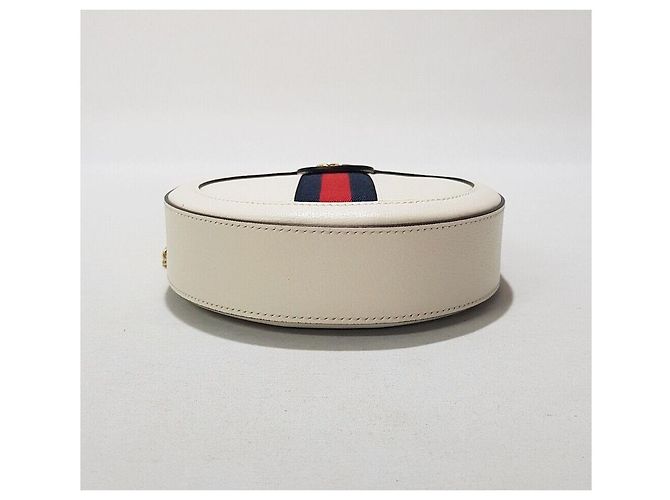 Gucci Borsa a tracolla Ophidia Mini Round Tambourine Argento - vista 6