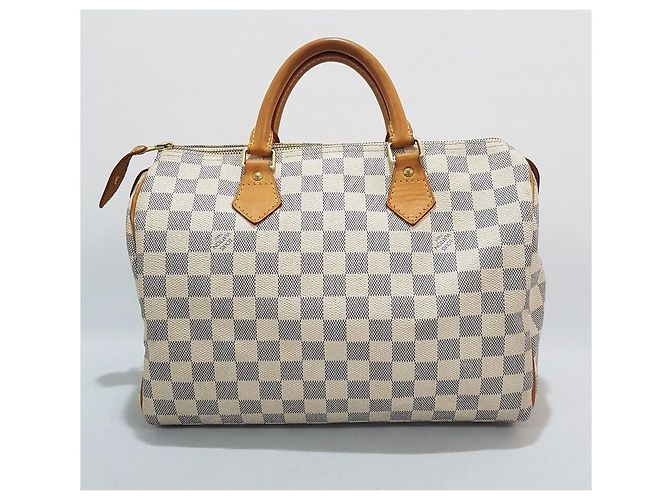 Louis Vuitton Azur Speedy Tote Bag Blau - Ansicht 2