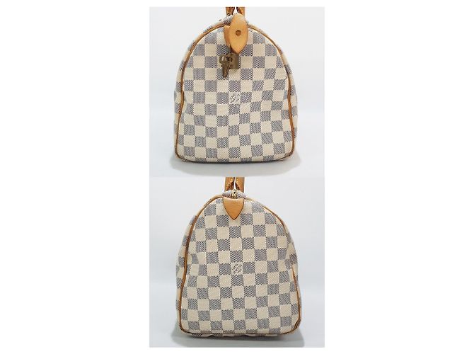 Louis Vuitton Azur Speedy Tote Bag Blau - Ansicht 4