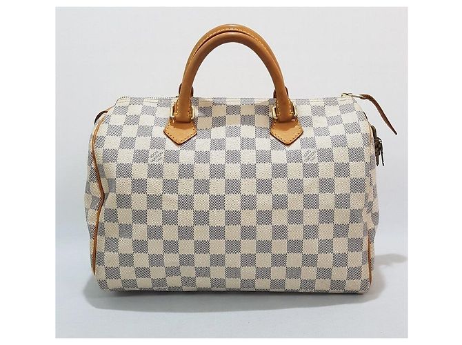 Louis Vuitton Azur Speedy Tote Bag Blau - Ansicht 5