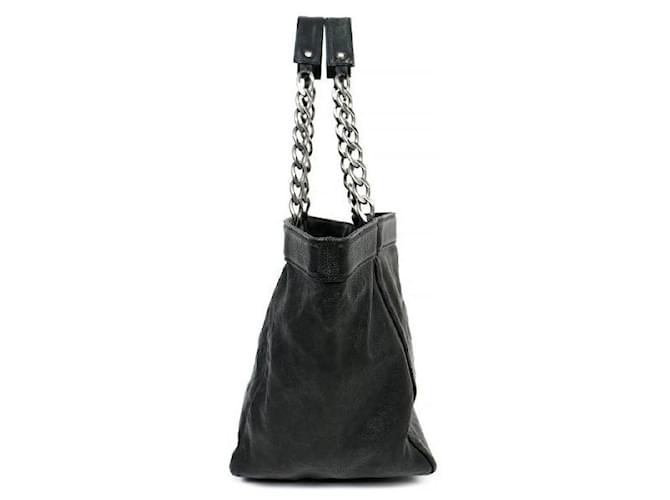 Chanel Borsa a tracolla Big CC Chain Nero - vista 2