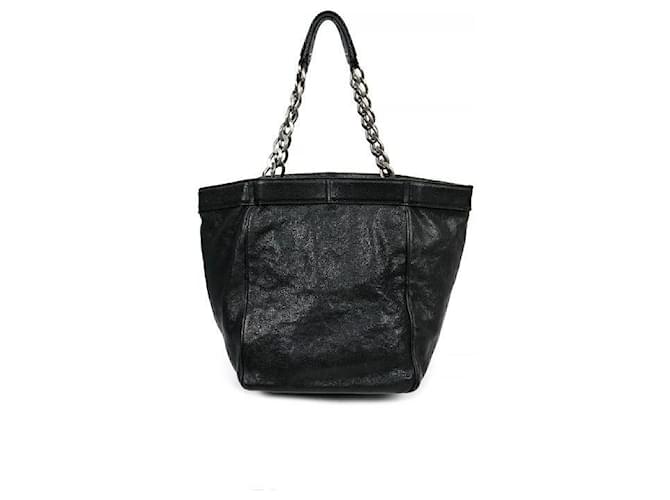 Chanel Borsa a tracolla Big CC Chain Nero - vista 3