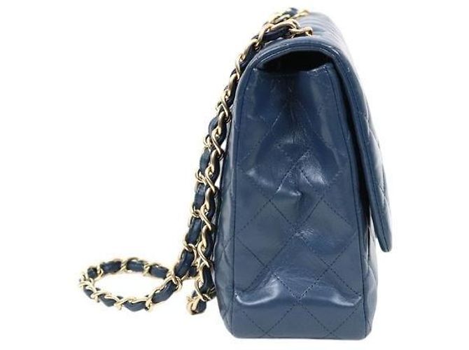Chanel Bolso Classic One Flap Large Navy Azul - vista 2