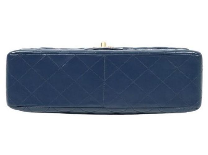 Chanel Bolso Classic One Flap Large Navy Azul - vista 4