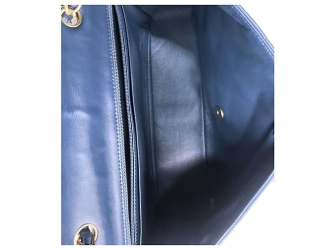 Chanel Bolso Classic One Flap Large Navy Azul - vista 5