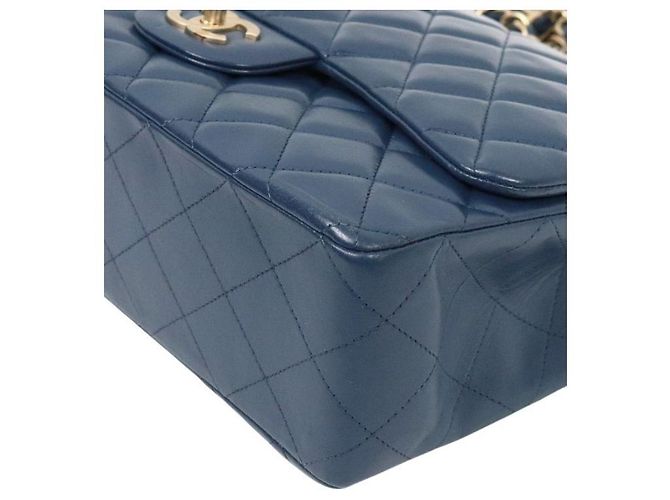 Chanel Bolso Classic One Flap Large Navy Azul - vista 6