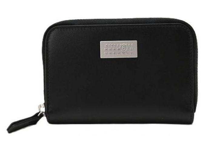 Maison Martin Margiela Numeric Leather Zip Wallet Black - view 3