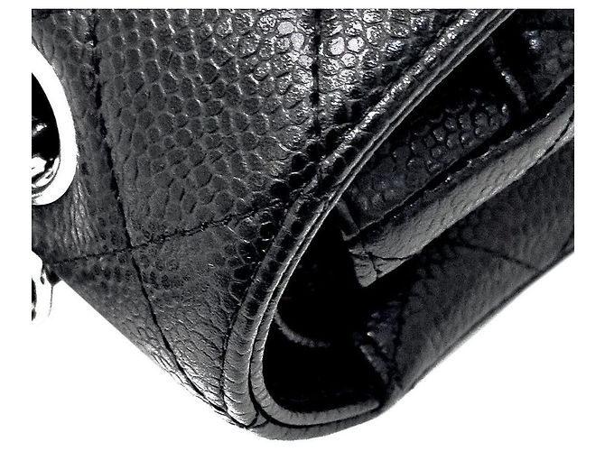 Chanel Caviar Classic Medium Negro - vista 4