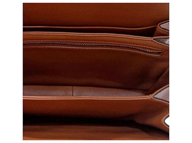 16 Céline Bolso Celine Triumph Medium Castaño - vista 7