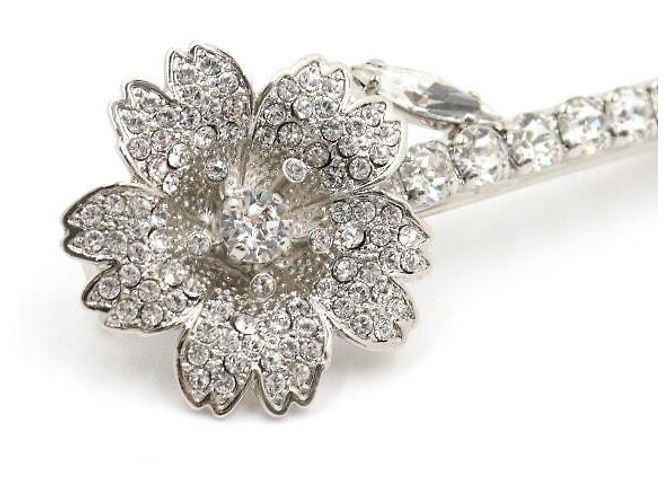 Roger Vivier Fermi di capelli Flower Crystal Multicolore - vista 3
