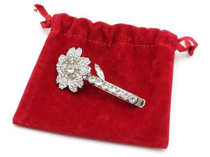Roger Vivier Fermi di capelli Flower Crystal Multicolore - vista 5
