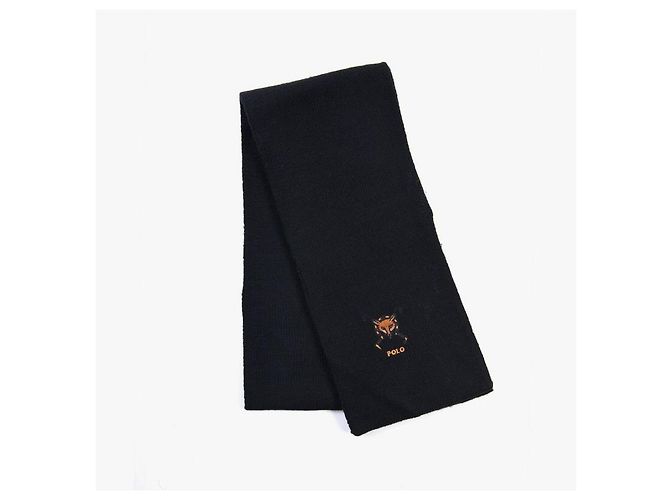 Ralph Lauren Fox Strickschal Schwarz - Ansicht 4