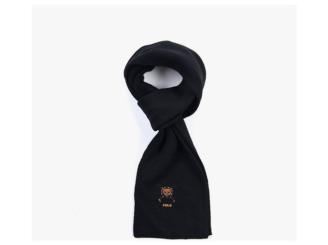 Ralph Lauren Fox Strickschal Schwarz - Ansicht 5