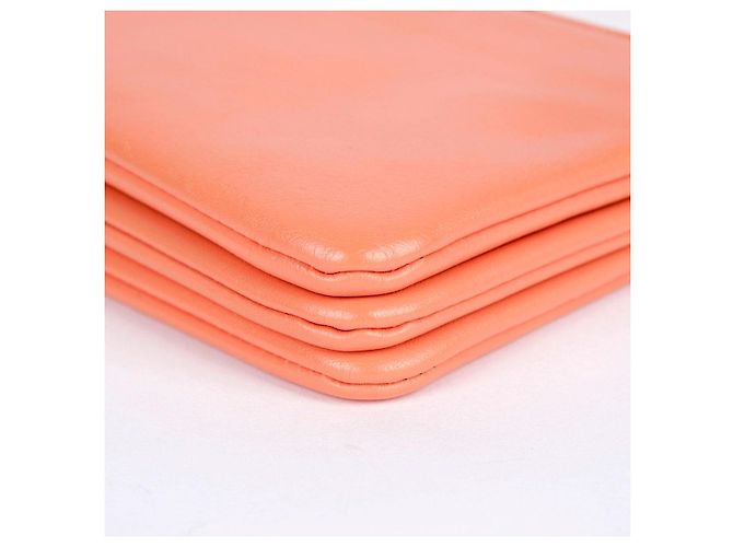 Céline Borsa a tracolla Trio in pelle rosa Medium - vista 7