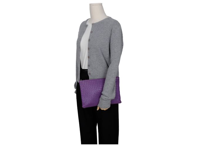 Bottega Veneta Clutch Intrecciato - vista 9