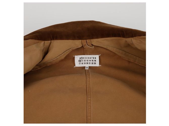 Maison Martin Margiela Giacca in velluto a coste multip tasche Marrone - vista 10