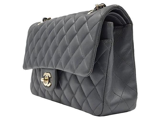 Chanel Classic Medium Lambskin Marrone - vista 2