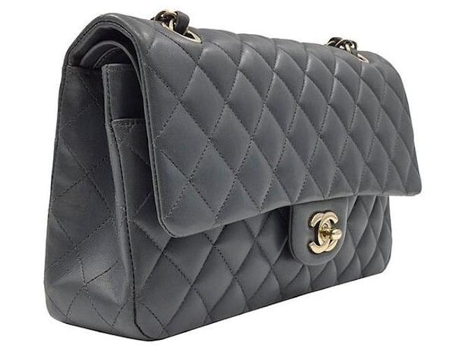 Chanel Classic Medium Lambskin Marrone - vista 3