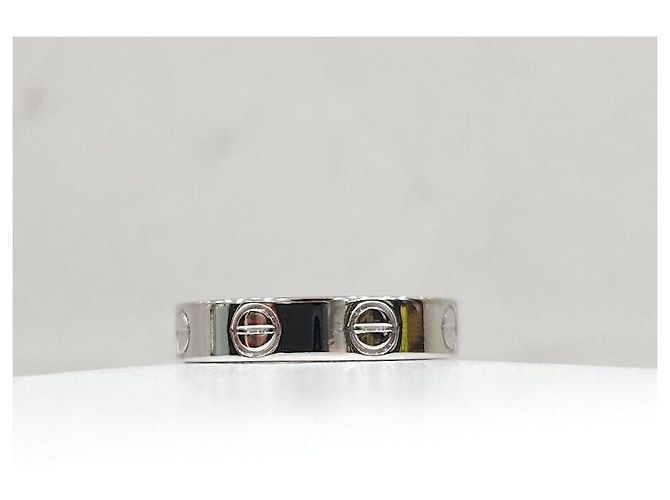 Cartier Love Band Ring Weißgold Small Silber - Ansicht 2