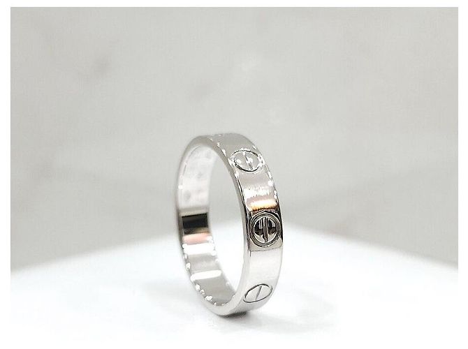 Cartier Love Band Ring Weißgold Small Silber - Ansicht 3