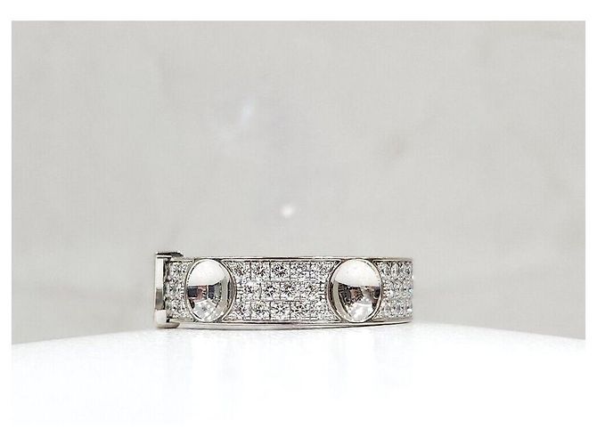 Louis Vuitton Ring aus Weißgold mit Diamant-Pavé Silber - Ansicht 2